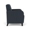 Lesro Siena Lounge Reception Wide Guest Chair, Black, RS Night Sky Upholstery SN1201 - alternate 3